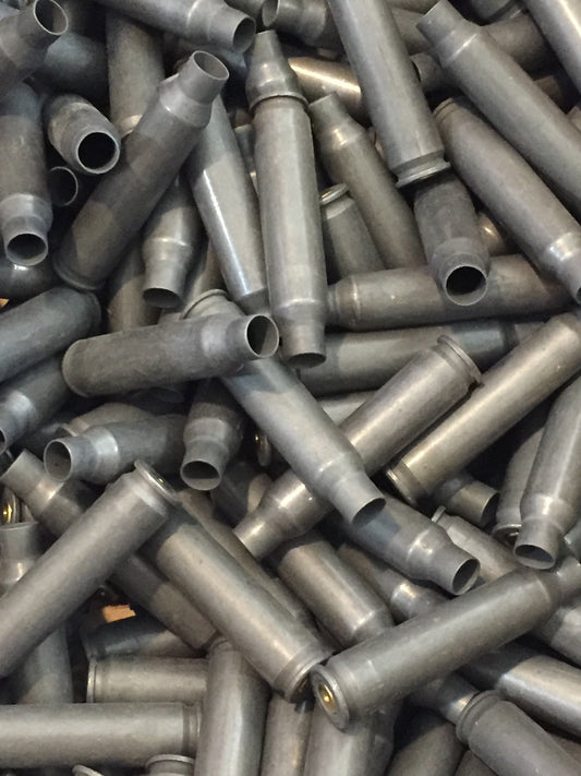 Empty 223 5.56 Steel Bullet AR15 Casings Used Once-Fired Rifle Cartridge