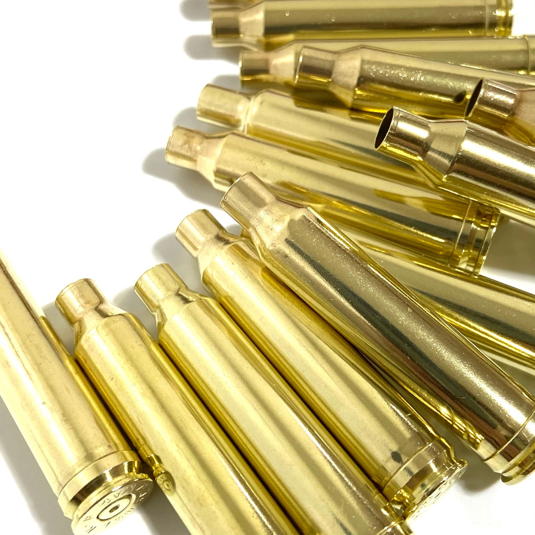 7MM Remington Magnum Once Fired Empty Spent Brass Casings Polished Shells –