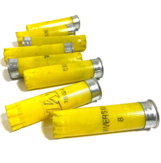 Empty Yellow Shotgun Shells for Wedding Boutonnieres