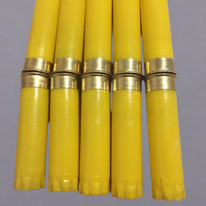 Blank YELLOW Empty Blank Shotgun Shells 20 Gauge No Markings On Hulls