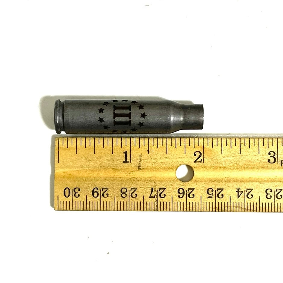 308 WIN Steel Shells III Percenter Engraved Casing 5 Pcs