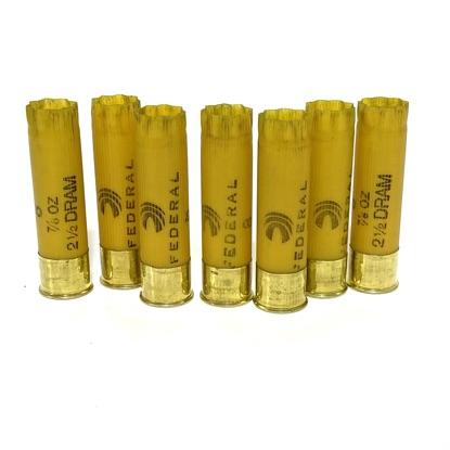 Federal Yellow Shotgun Shells 20 Gauge High Brass Hulls Empty Used Fired 20GA Spent Shot Gun Cartridges Qty 120 Pcs FREE SHIPPING