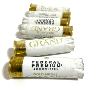 Empty Shotgun Shells Once Fired Federal Premium Gold Medal Grand