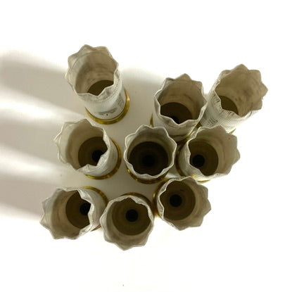 Star Crimped White Shotgun Shells Empty Hulls 
