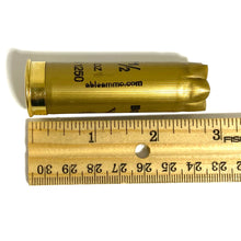 Load image into Gallery viewer, Empty Gold Shotgun Shells Size Dimensions
