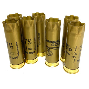Bornaghi Gold Shotgun Shells Empty Hulls Used Fired Spent Cartridges 12GA Casings Shotshells
