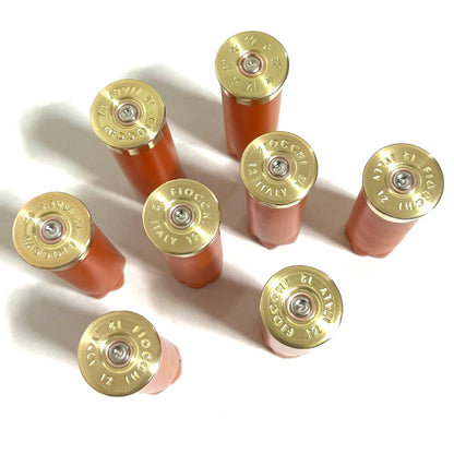 Hand polished Tangerine Shotgun Shells