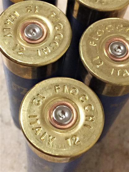 Blue Paper Shotgun Shells 12 Gauge Empty Used Cardboard Hulls Shotshells Spent Casings Fired DIY Ammo Crafts Vintage - Qty 10 Pcs