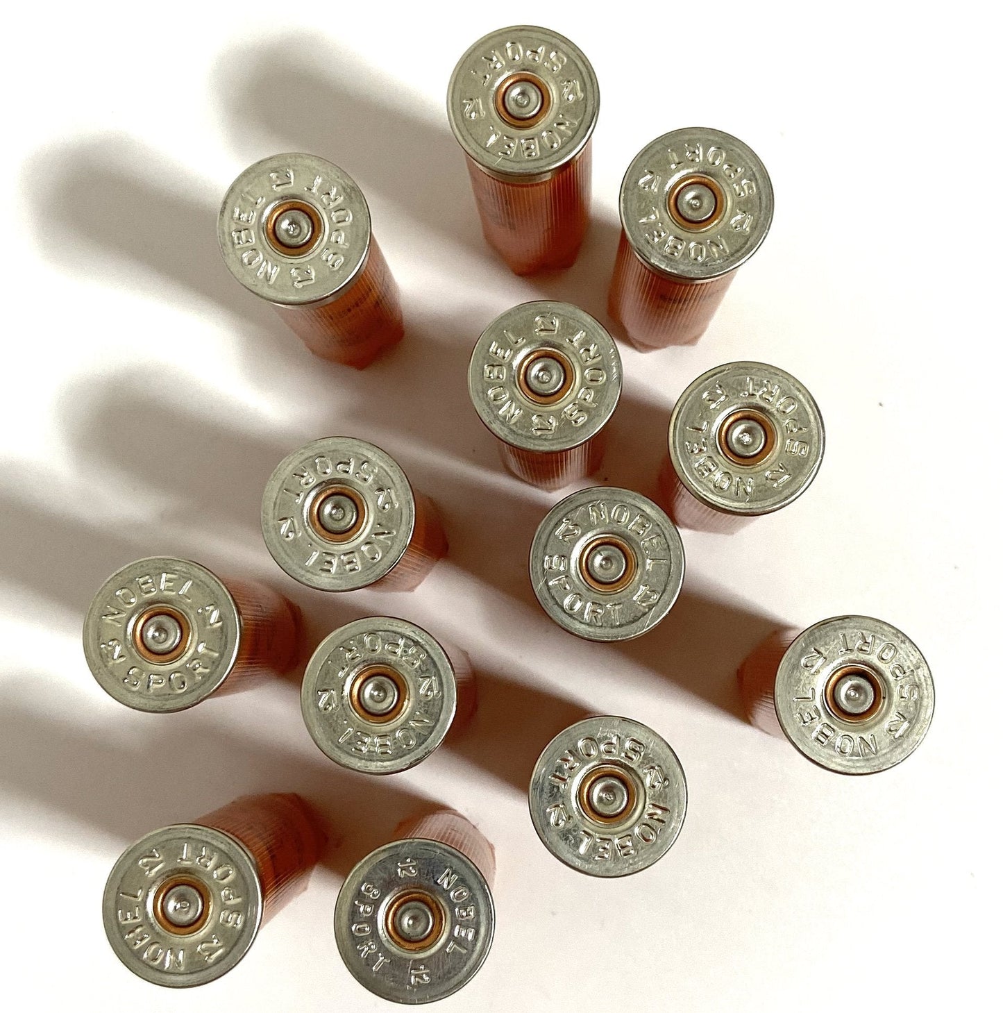 Headstamps Silver Nobel Orange Hulls 12 Gauge 2 3/4