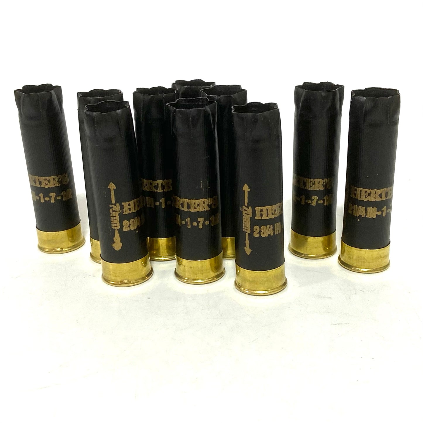 Herters Black Shotgun Shells 16 Gauge Empty Spent Hulls Used Fired Casings
