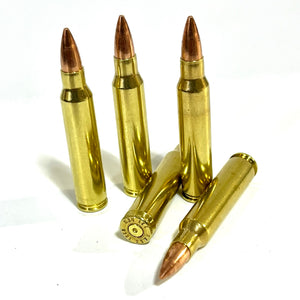 .223 Remington / 5.56 Nato Dummy Rifle Rounds Real Once Fired Brass Casings With New Bullet