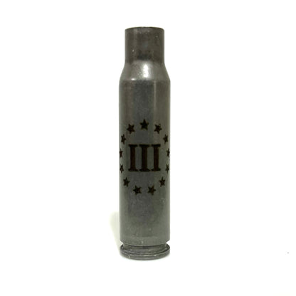 308 WIN Steel Shells III Percenter Engraved Casing 5 Pcs