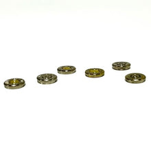 Load image into Gallery viewer, 9MM Nickel Thin Cut Bullet Slices Polished Qty 15 | FREE SHIPPING
