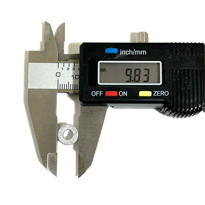 Deprimed Aluminum 9MM Bullet Slices