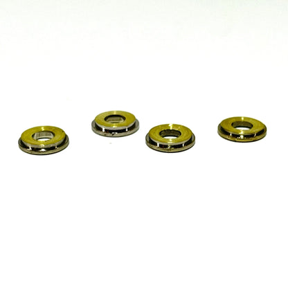 Deprimed 308 WIN Thin Cut Nickel Polished Bullet Slices Qty 15 | FREE SHIPPING