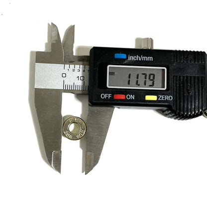 Deprimed 308 WIN Thin Cut Nickel Polished Bullet Slices Qty 15 | FREE SHIPPING