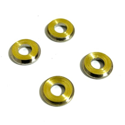 Deprimed 308 WIN Thin Cut Nickel Polished Bullet Slices Qty 15 | FREE SHIPPING