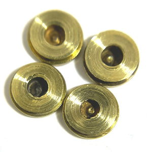 380 Auto Thin Cut Polished Brass Bullet Slices