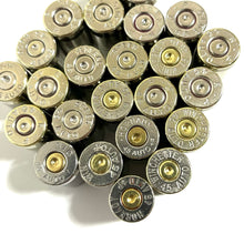 Load image into Gallery viewer, 45 ACP Empty Nickel Shells Used Spent Bullet Casings Fired Ammo Tumbled Cleaned Qty 25 Pcs  - FREE SHIPPING

