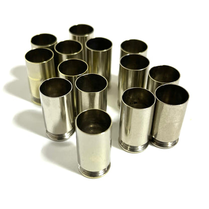 45 ACP Nickel Empty Shells Spent Bullet Casings