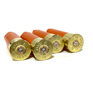 Orange Used 12 Gauge Shotgun Shells