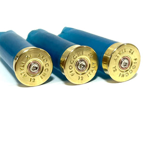 Blank Light Blue Shotgun Shells 12 Gauge Blank No Markings on Hulls DIY Boutonniere Ammo Crafts 8 Pcs