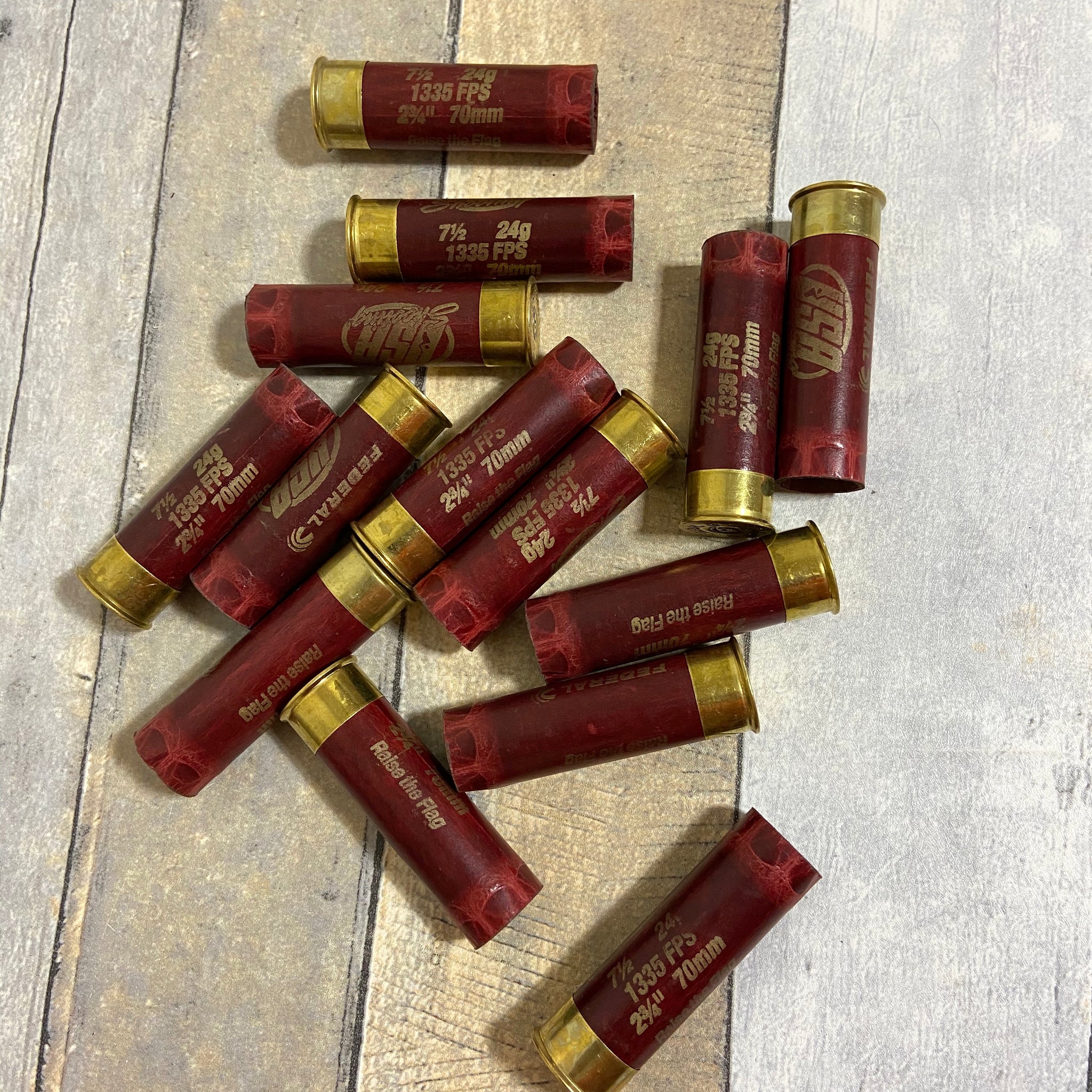 Red Shotgun Shells 12GA Federal Gold Medal Paper Hulls 12 Gauge – Craft ...