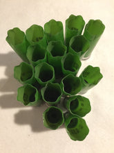 Load image into Gallery viewer, Star Crimped Green Kent Shotgun Shells Empty Hulls 
