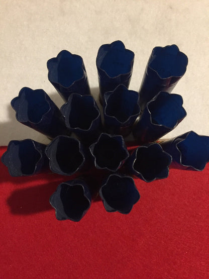 Navy Blue Fiocchi Empty Shotgun Shells 12 Gauge Dark Blue Used Hulls Shotshells 12GA Shot Gun Casings DIY Ammo Crafts 10 Pcs | Free Shipping