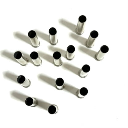 Once Fired Nickel 22 Caliber Brass For Ammo Crafts