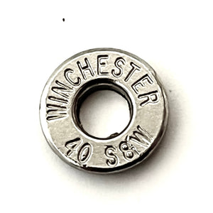 Nickel 40 Smith & Wesson Thin Cut Bullet Slices