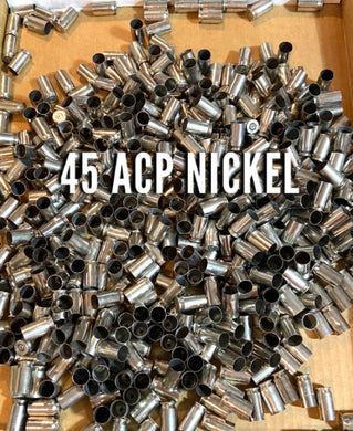 Nickel Shells 45 Caliber Used