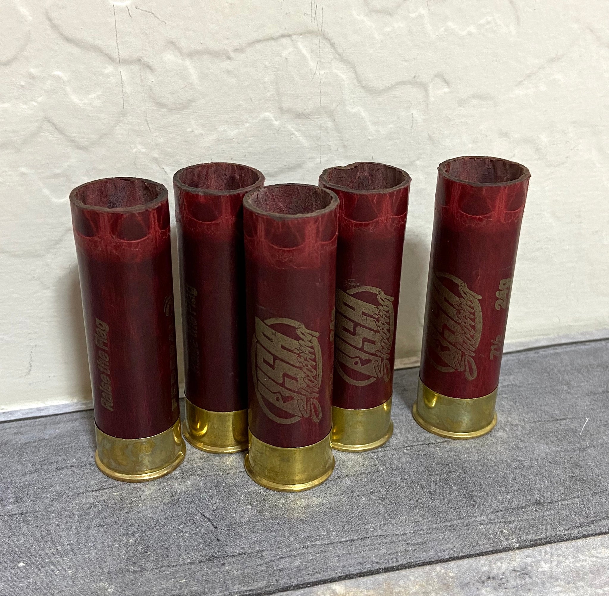 Red Shotgun Shells 12GA Federal Gold Medal Paper Hulls 12 Gauge – Craft ...