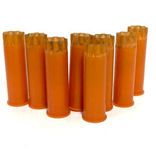 Load image into Gallery viewer, Orange 12 Gauge Shotgun Shells Empty 12GA Hulls Size Dimensions
