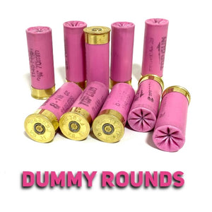 12 Gauge Pink Dummy Ammo Rounds Shotgun Shells