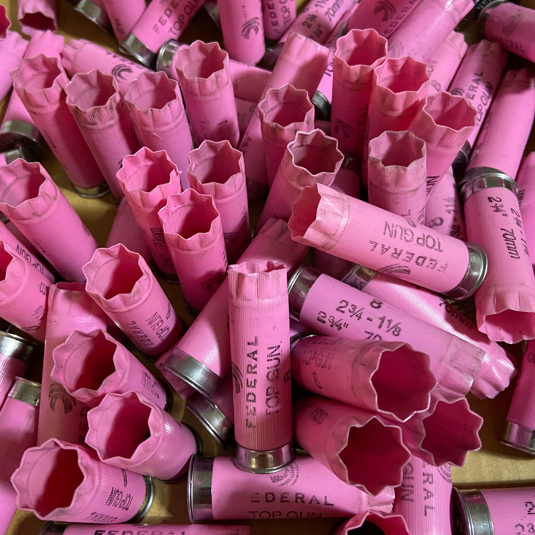 Pink Shotgun Shell 12 Gauge Empty Pink 12GA Hulls Shotshells Spent ...