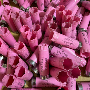 Pink Shotgun Shell 12 Gauge Empty Pink 12GA Hulls Shotshells Spent Casings Shot Gun Ammo Cartridges DIY Ammo Crafts 10 Pcs | FREE SHIPPING