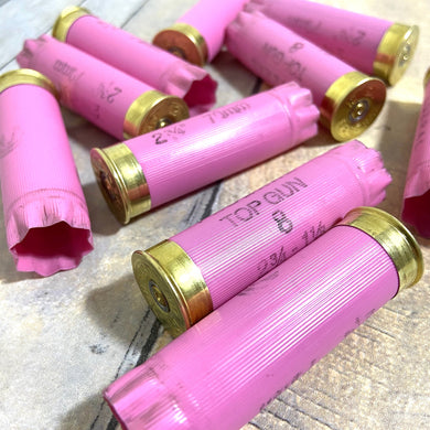 Pink Empty Shotgun Shells 12 Gauge Hulls 12GA