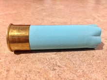Load image into Gallery viewer, Size Dimension Tiffany Blue Shotgun Shell
