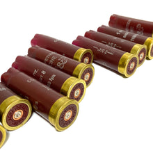 Load image into Gallery viewer, Red Burgundy Empty Shotgun Shells 12 Gauge Dark Red 12GA Hulls 
