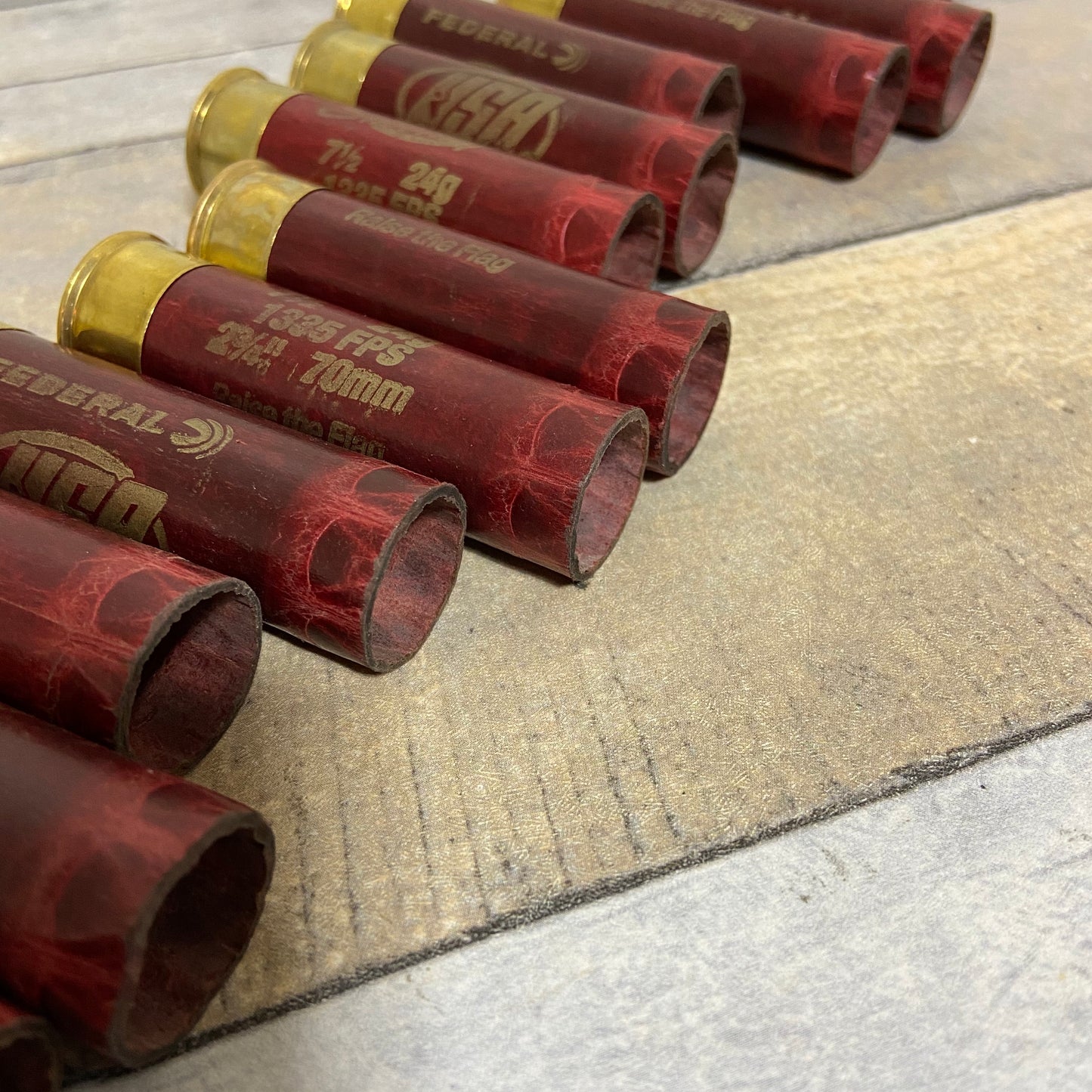 Red Hulls Gold Cardboard