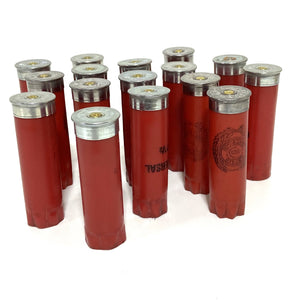Red With Silver Headstamps Shotgun Shells