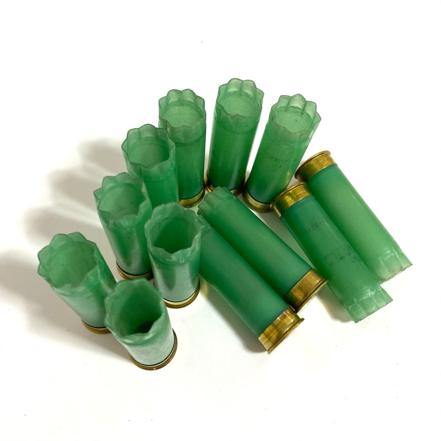 Light Green Shotgun Shells Empty 12 Gauge Remington Used Hulls Spent Shotshells 12 GA Ammo Cartridges DIY Bullet Jewelry Qty 100 FREE SHIPPING