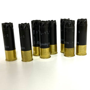 Remington Black Shotgun Shells 12 Gauge Empty Spent Hulls Used Fired High Brass Casings 8 Pcs 