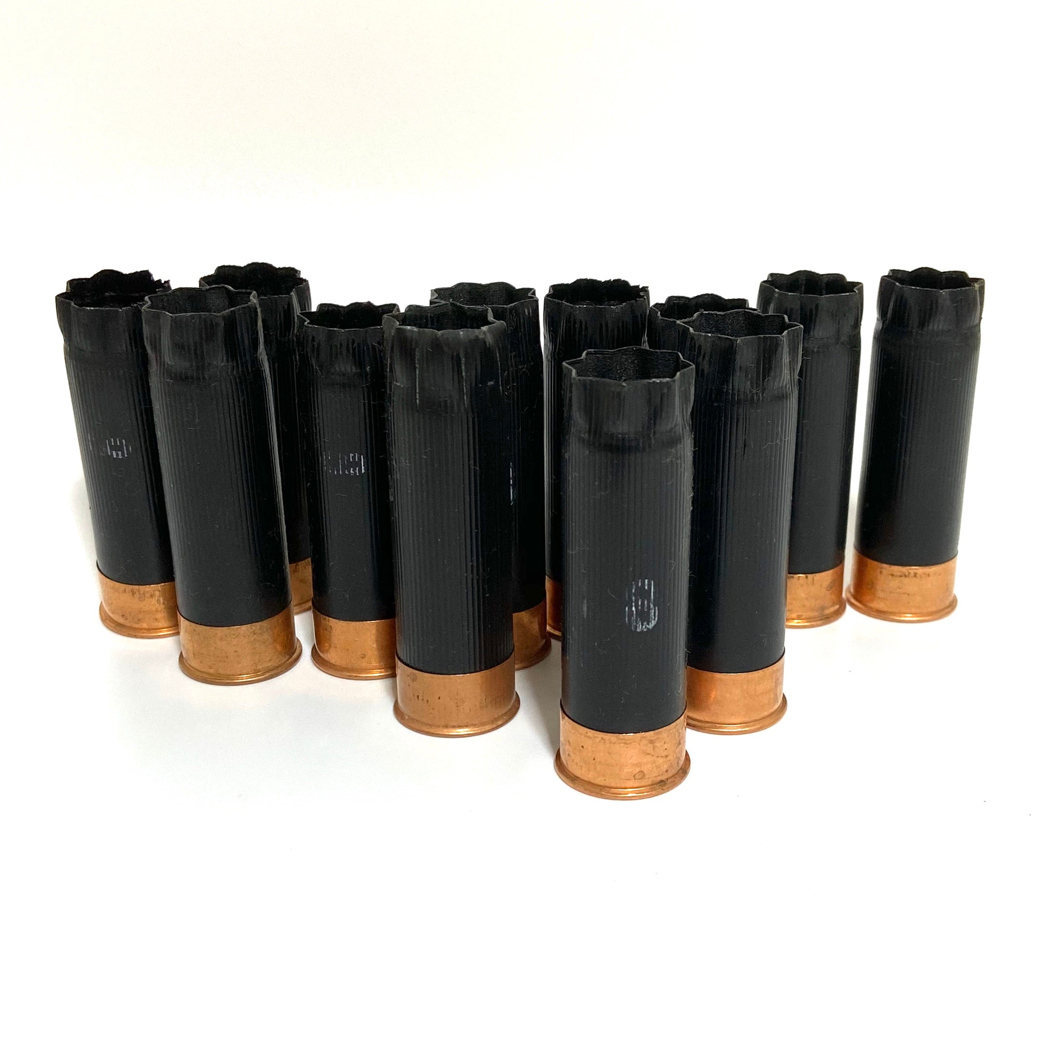 Black Empty Shotgun Shells 12 Gauge Hulls Shotshells 12GA Casings –