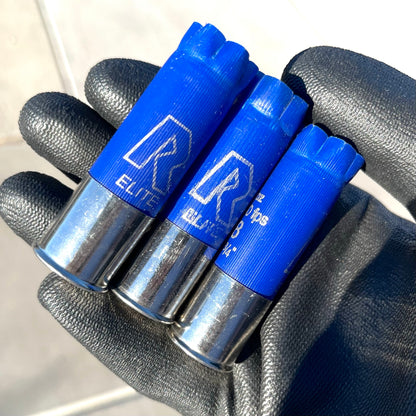RIO Blue Shotgun Shells Empty 12 Gauge Hulls Shotshells Spent Fired 12GA High Brass Casings Qty 100 Pcs | FREE SHIPPING