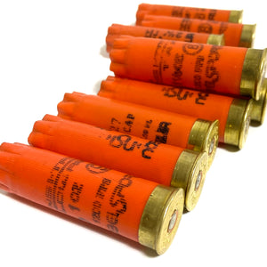 Orange 12 Gauge Shotgun Shells Empty 12GA Hulls