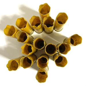 Star Crimped Yellow 20gauge Shotgun Shells Empty Hulls 