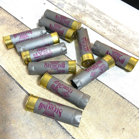 Sterling Green Shotgun Shells 12 Gauge Shotshells Spent Used Empty Cartridges Once Fired Casings 12GA Hulls