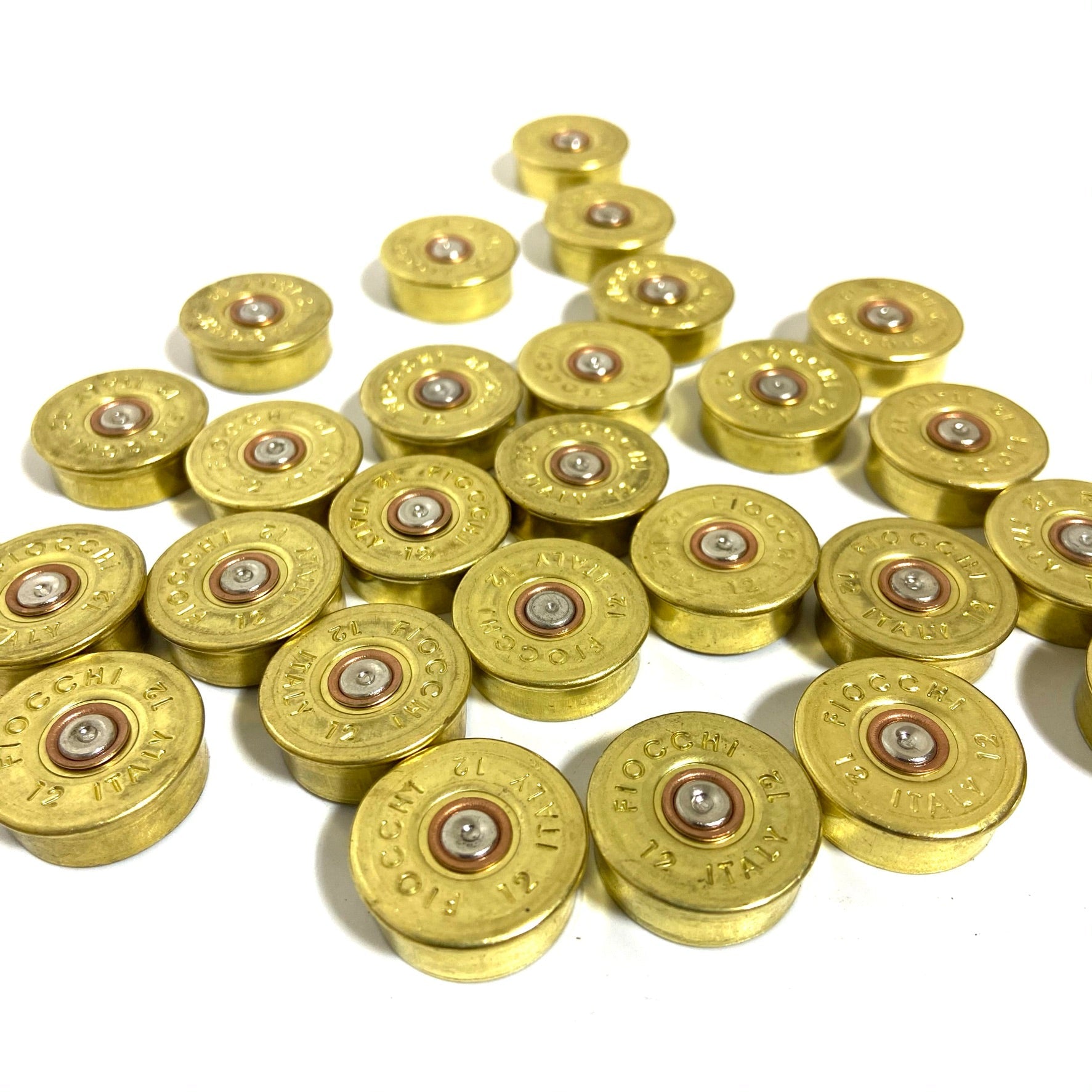 Gold Headstamps Shotgun Shell End Caps 12 Gauge Brass Bottoms – Craft ...